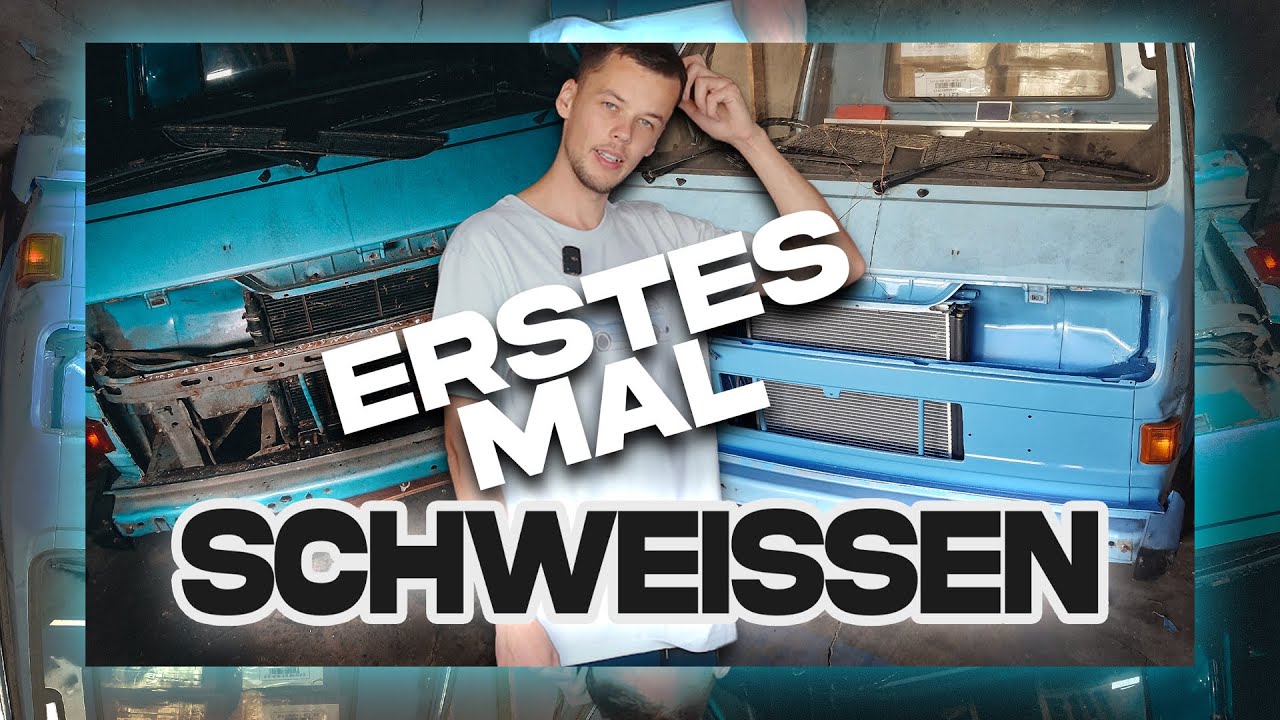 OB DAS WAS WIRD ?! | Erstes Mal selbst schweißen | VW T3 #4