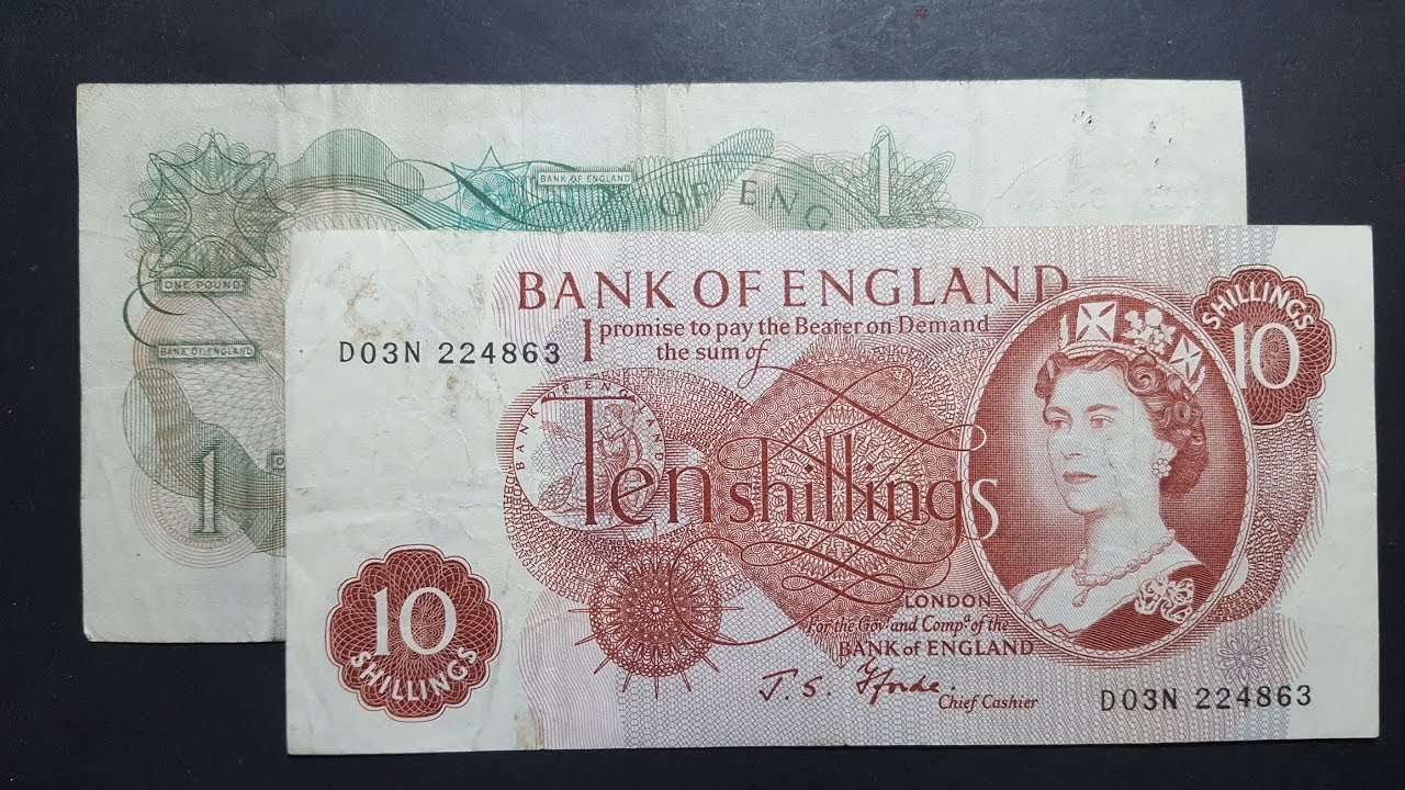 UK pounds of the 1960-70's