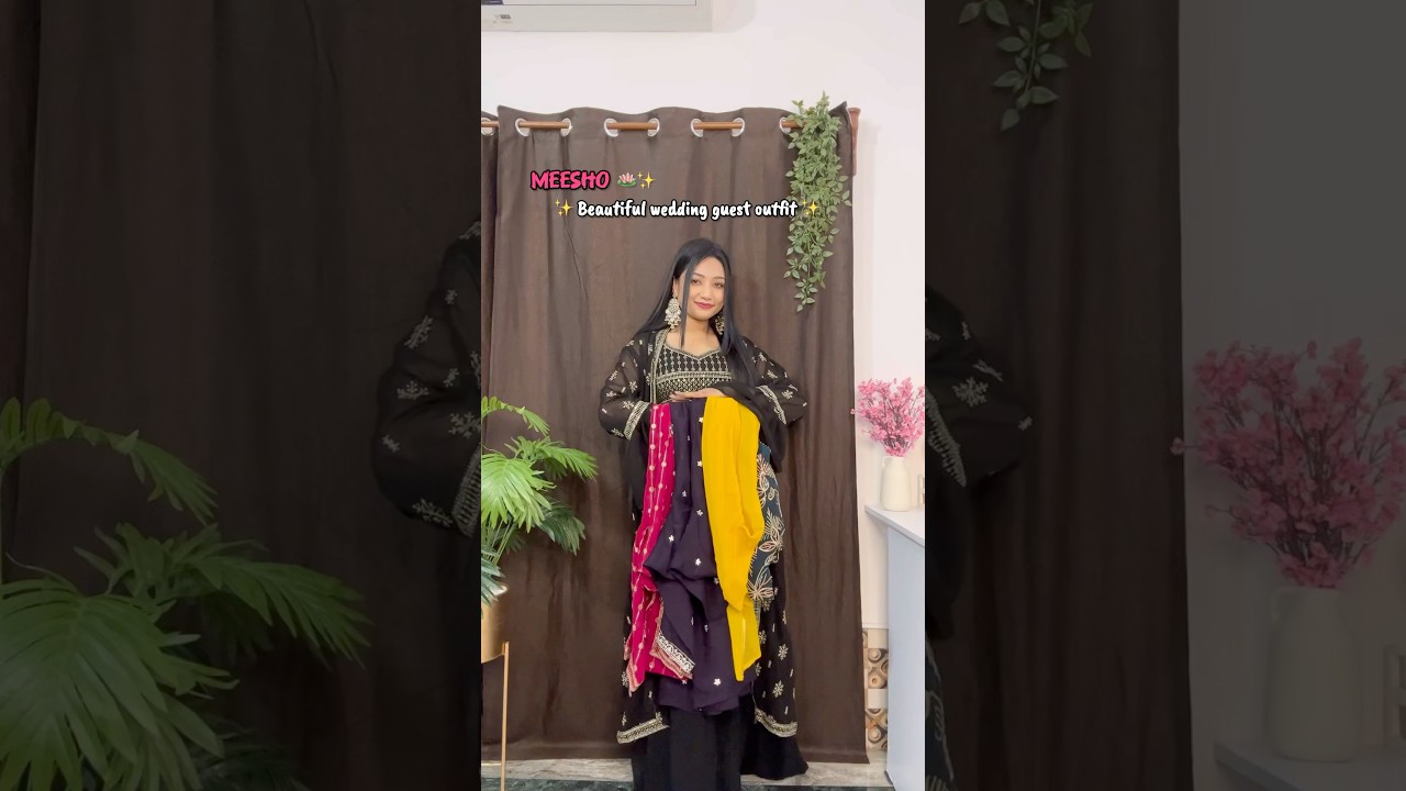 Meesho Beautiful Wedding guest Outfit💖