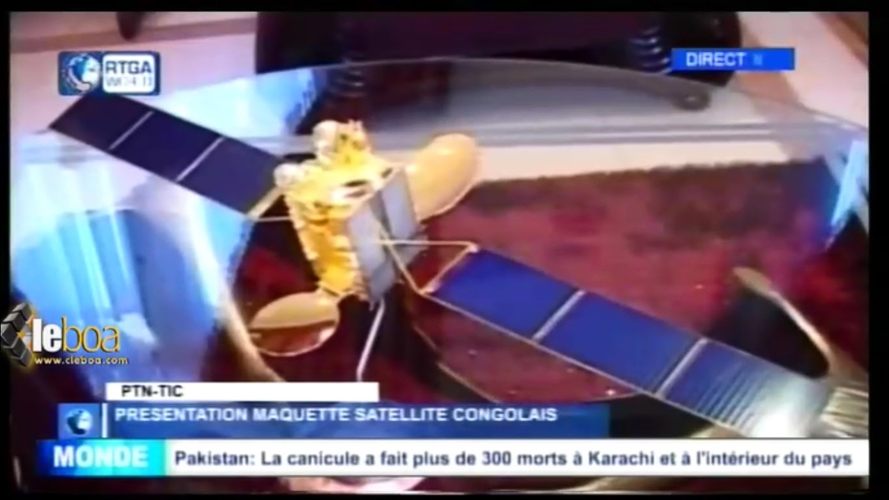 RDC : la maquette du premier satellite congolais a été présentée à la presse par T. LUHAKA