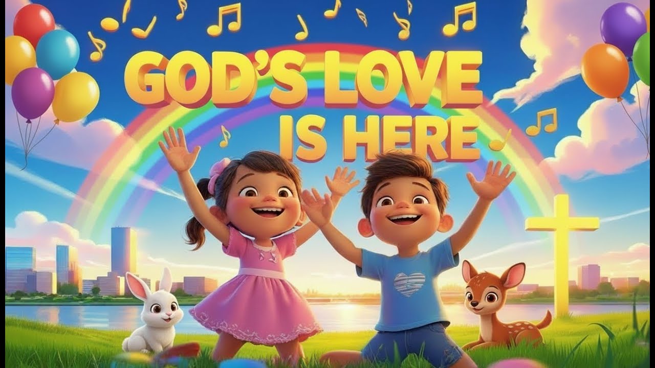 God’s Loving Hand on Me – Peaceful Christian Song for Kids