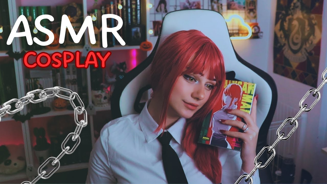 ASMR con COSPLAY 🩸 MAKIMA de Chainsaw Man 💘