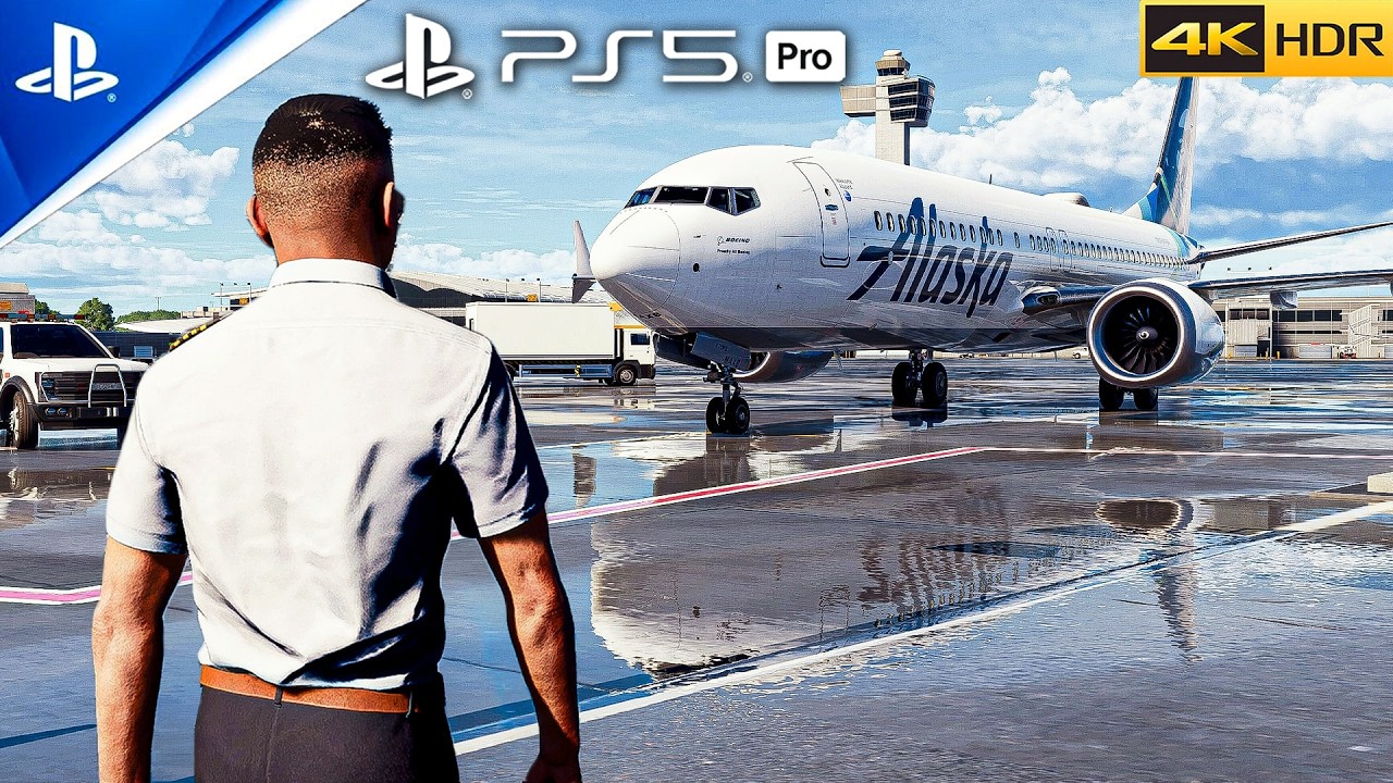 Microsoft Flight Simulator 2024 - Looks Beautiful on PS5 PRO | Next-Gen Graphics Gameplay [4K HDR]