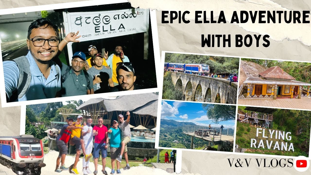 Ella Adventure ❤ | What to do in Ella Sri Lanka | Must-See Places | V&V VLOGS 👫