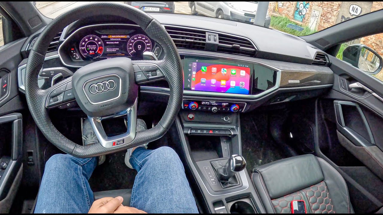 Audi RS Q3 Quattro Sportback in Nardo Grey [2.5 TFSI 400hp] |0-100| POV Test Drive #2051 Joe Black