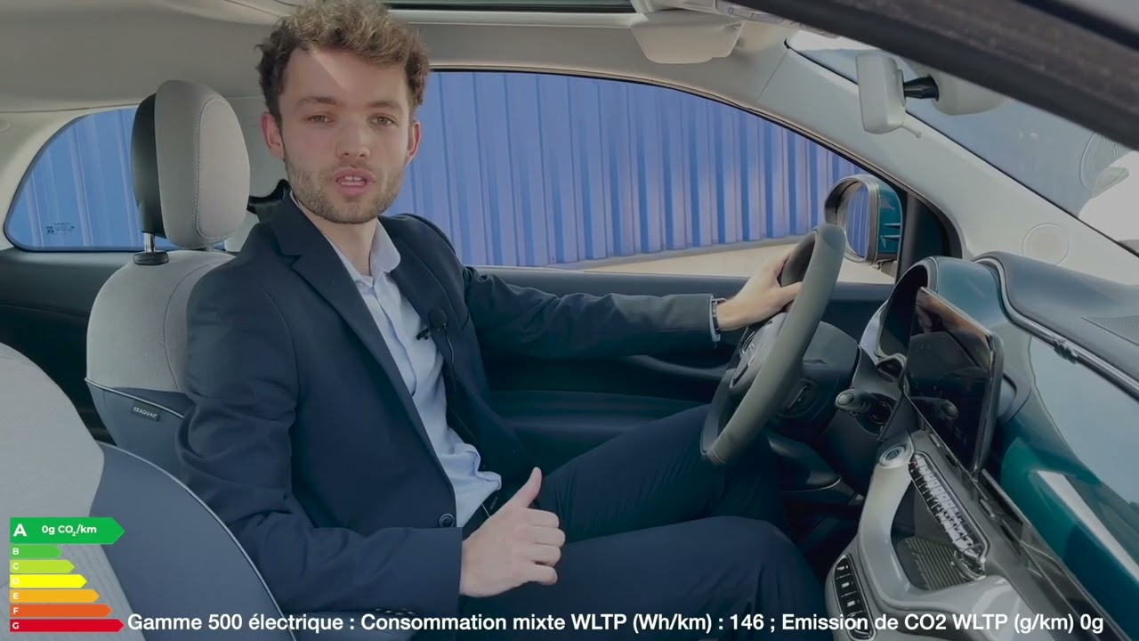 Présentation de la Fiat 500e