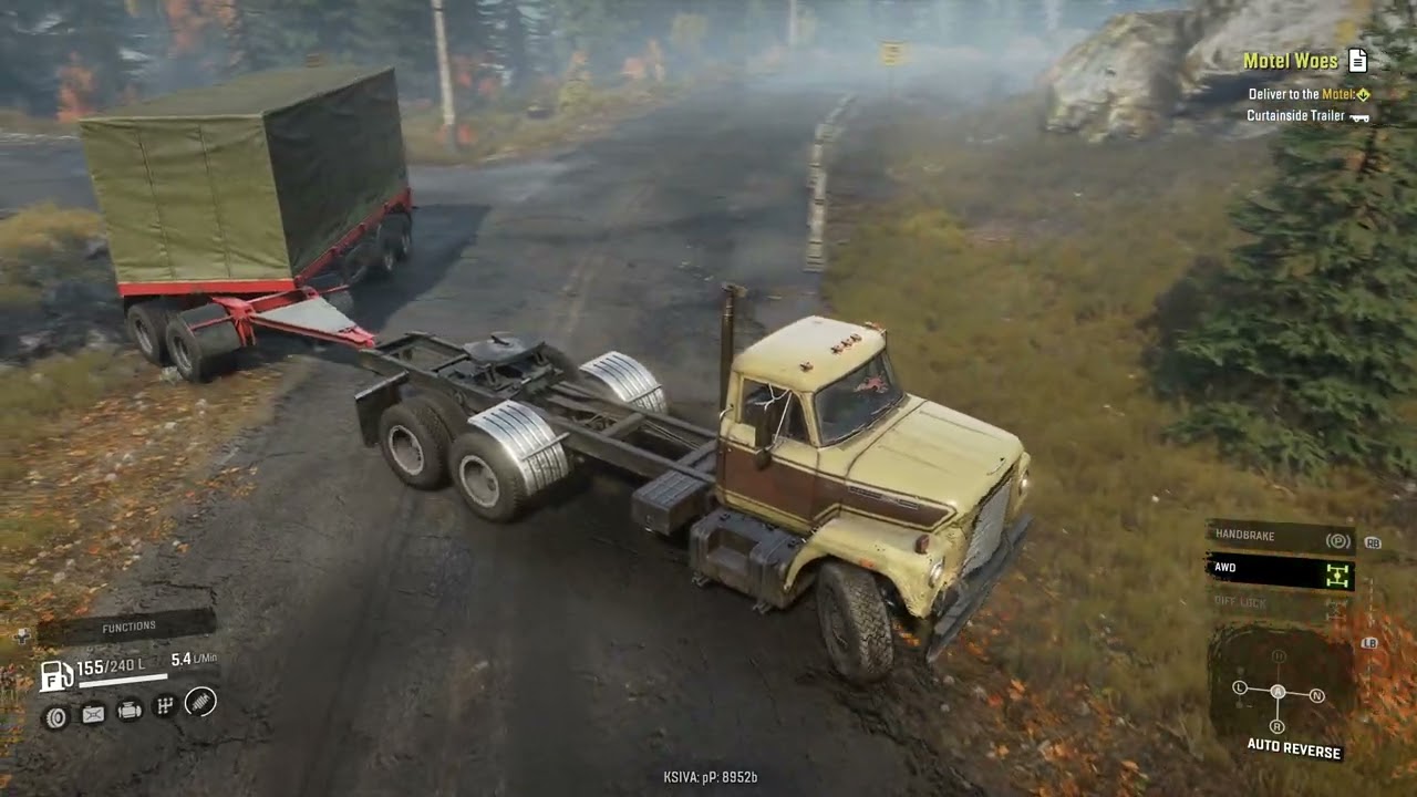 SnowRunner Career Mode | Episode 9 | Motel Woes(Black River)