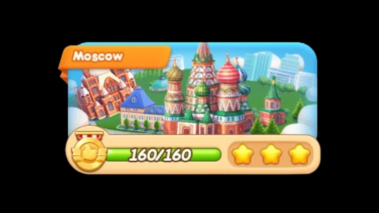 Cooking City game, Moscow Bonus Level