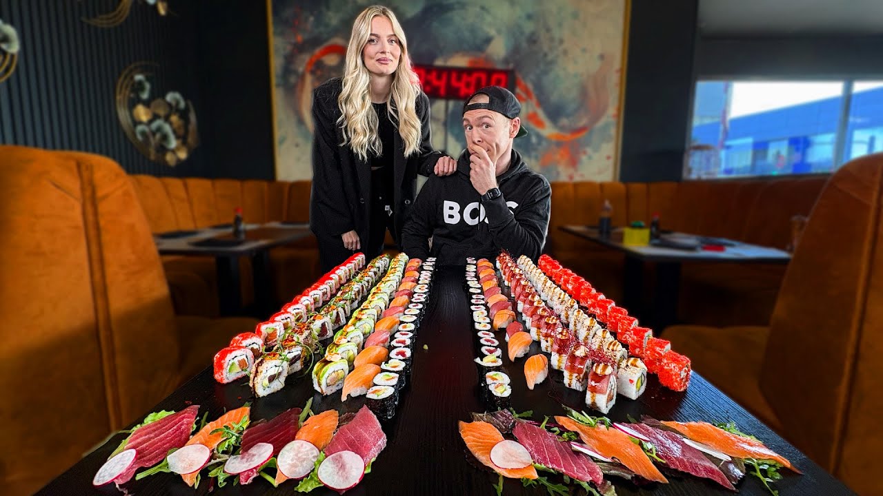 SIE WILL ES NICHT GLAUBEN? Schaffe ich einen neuen SUSHI & GRILL ALL YOU CAN REKORD! 