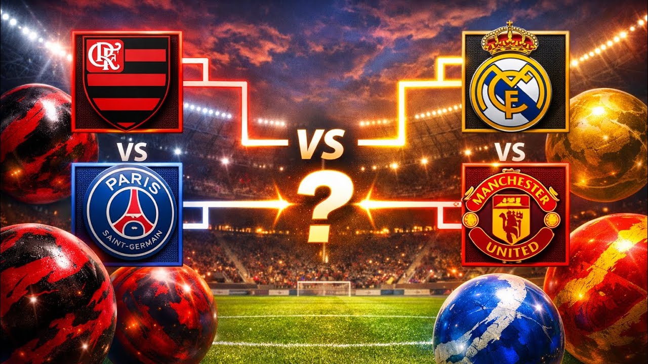 Flamengo vs Real Madrid vs PSG vs Manchester United | Epic Marble Football Tournament!