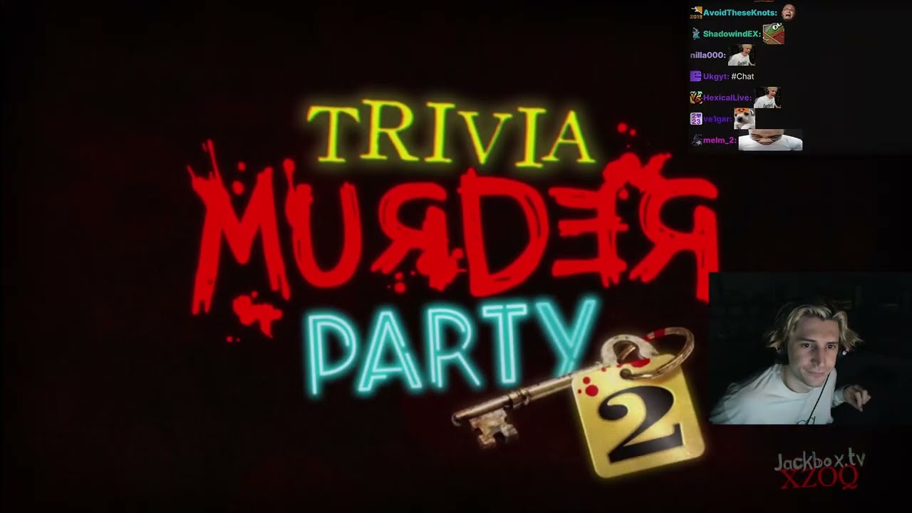 xQc играет в Jackbox Party со зрителями!