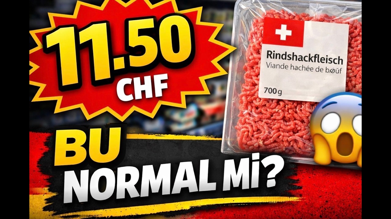 💥 İsviçre Migros Şoku! 700g Kıyma 11.50 CHF 😳 Bu Fiyat Normal mi? 14.02.2026. Part  II
