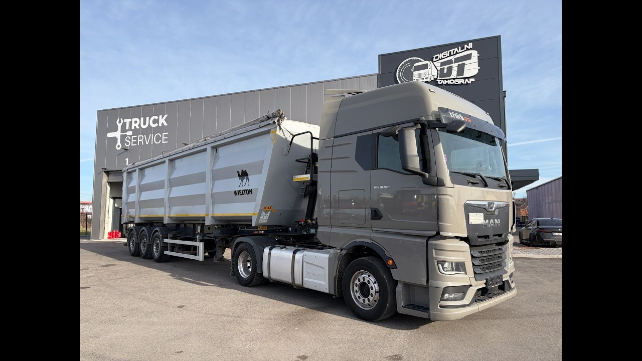 MAN 18.510 hidraulika + WIELTON 55m3,2023, 2021 god.