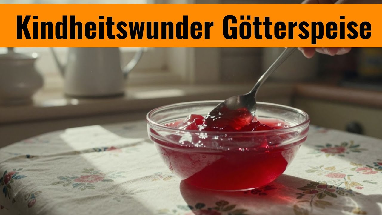 Götterspeise und Wackelpudding: Als der Nachtisch noch ein kleines Wunder war