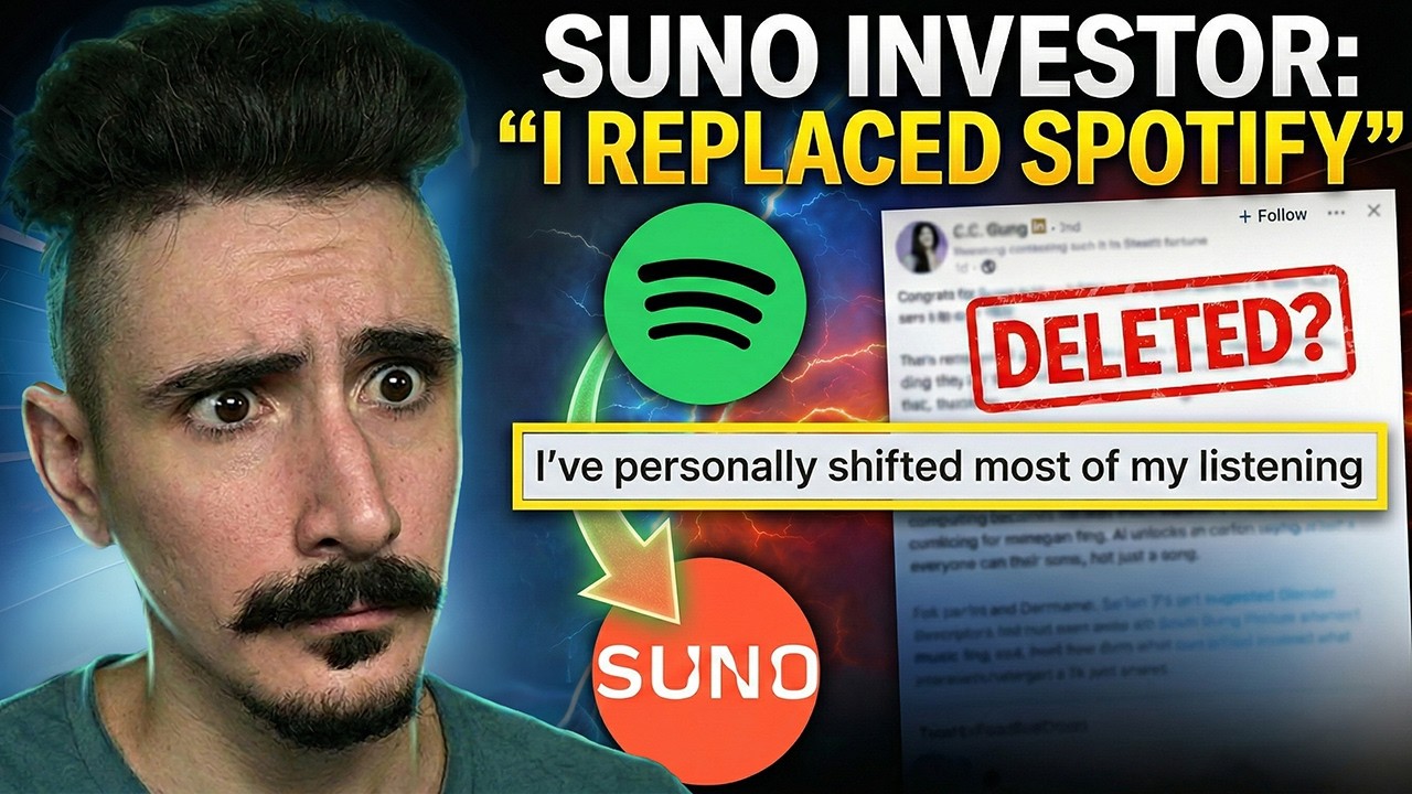 Suno Investor Just Admitted AI Is Replacing Spotify
