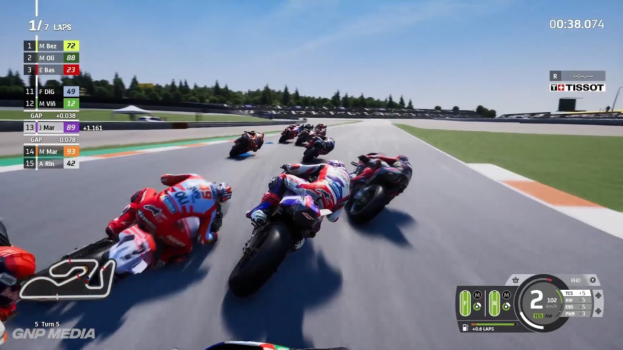 MotoGP 23 - Jorge Martin - World Champion - 7 Laps - Valencia Circuit - Fuel Management - Gameplay