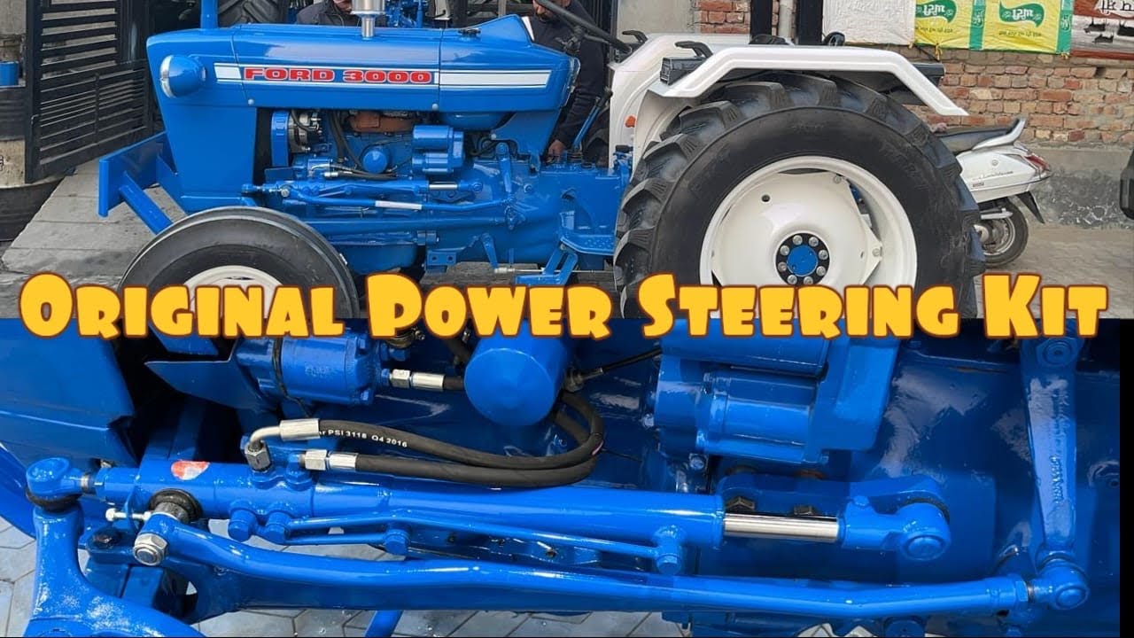 Ford Tractor Original Power Steering Fittings Done  Ford 3600 Modification | Old Tractor Restoration
