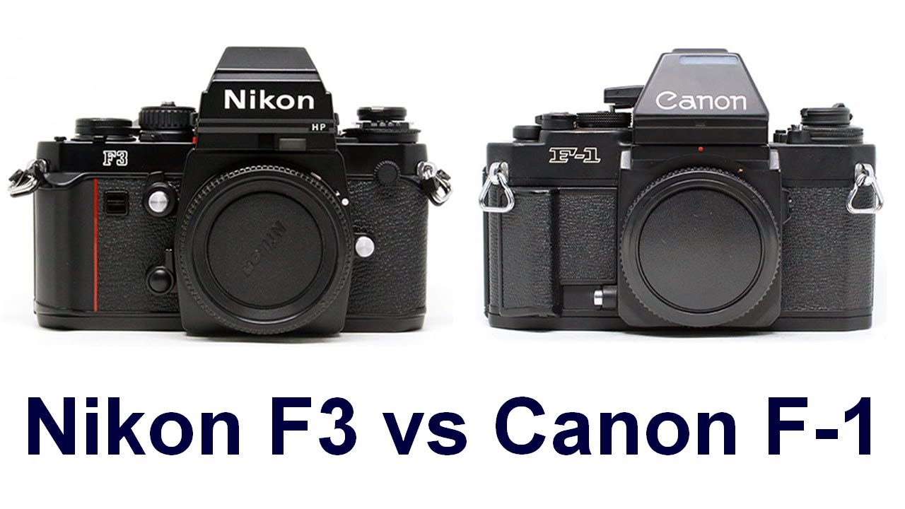 송보의 사진통장(367회) - 영원한 라이벌 Nikon F3 vs Canon new F-1 필름카메라