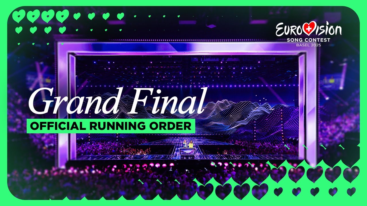 Eurovision 2025 | Grand Final | Official Running Order | Recap Of All The Songs