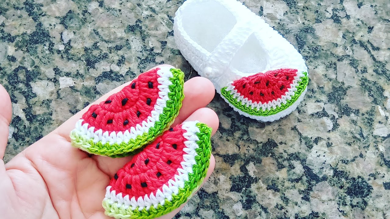 MELANCIA DE CROCHE