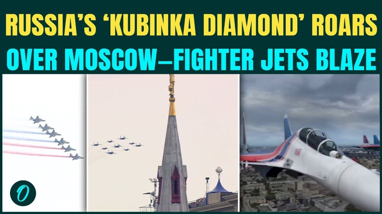Московский парад Победы. Жуткое видео: российские истребители Су-30 и МиГ-29 выстраиваются в &laquo;алм...