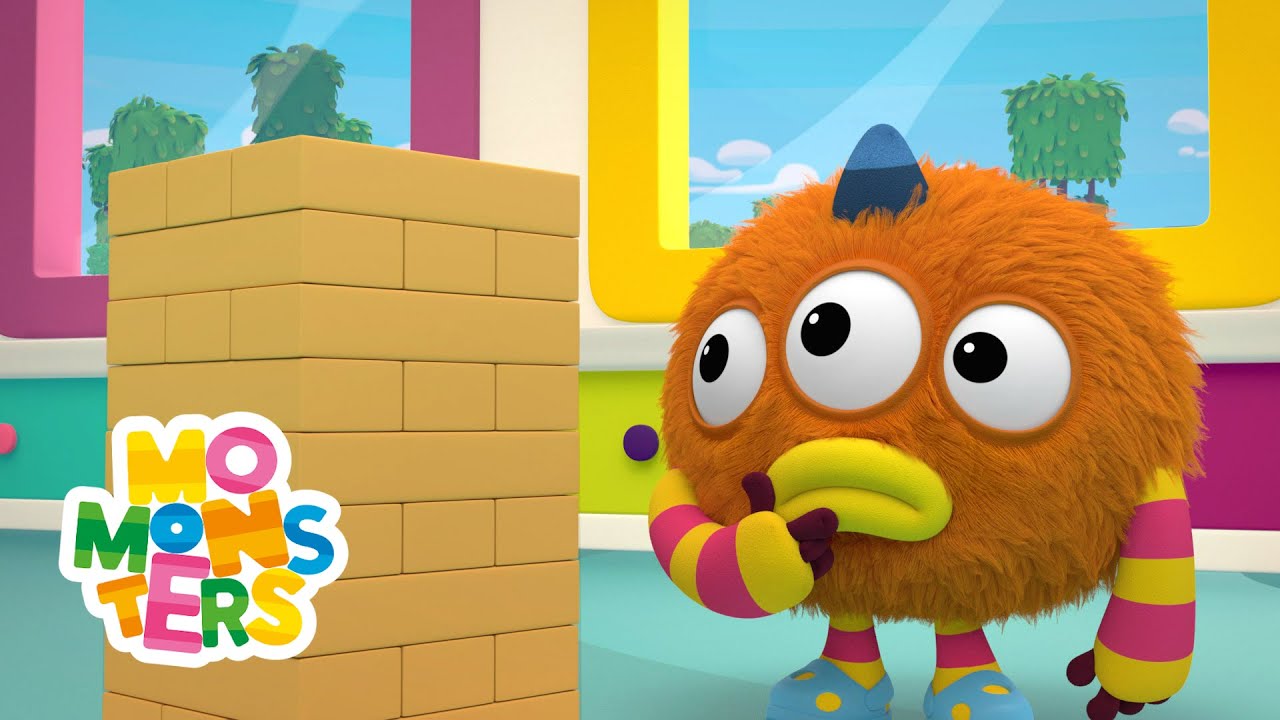 Jenga | Basketball - Momonsters educational cartoons