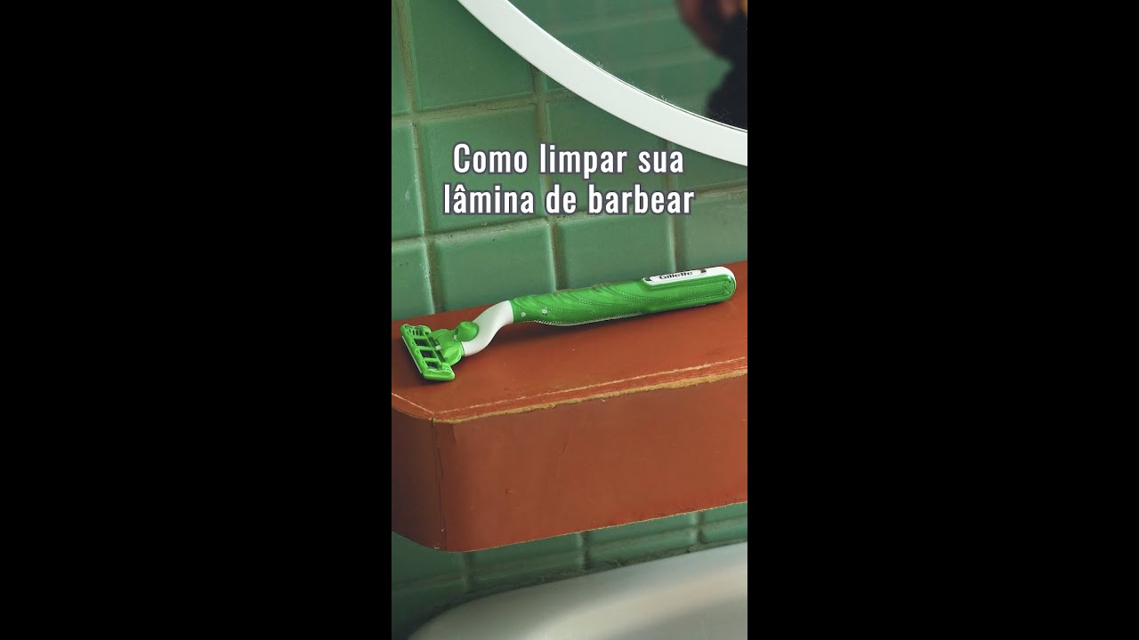 COMO LIMPAR A L&Acirc;MINA DE BARBEAR #Shorts | MEN'S MARKET