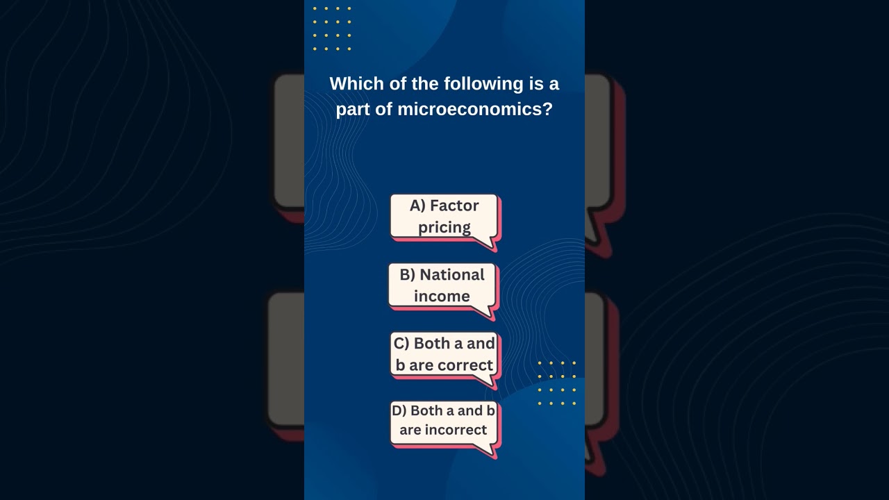 Micro Eco Quiz 7 #microeconomics #nitingoel