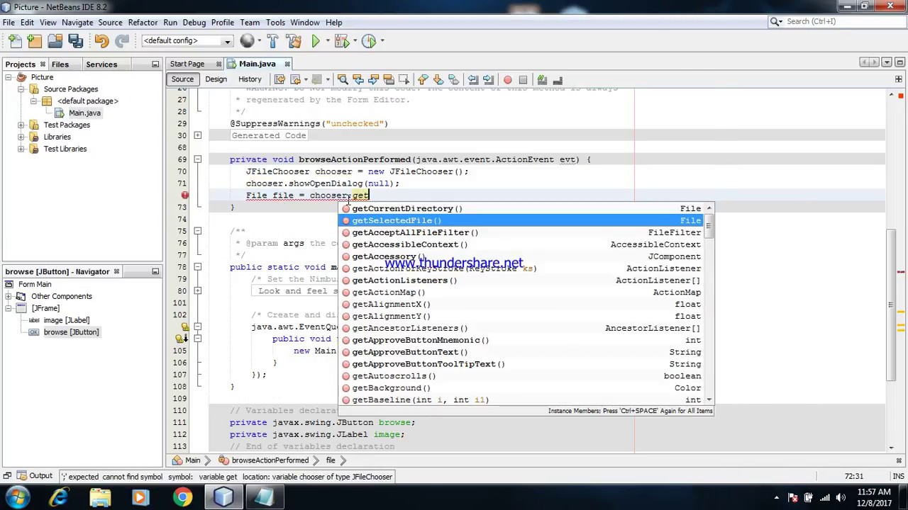Java - Basic inserting image on jLabel using JFileChooser(NetBeans) -fit the image