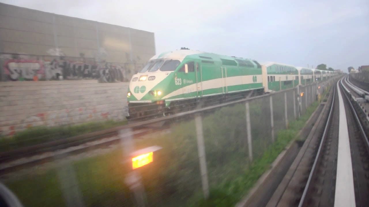 Scarborough RT vs. GO Train race!