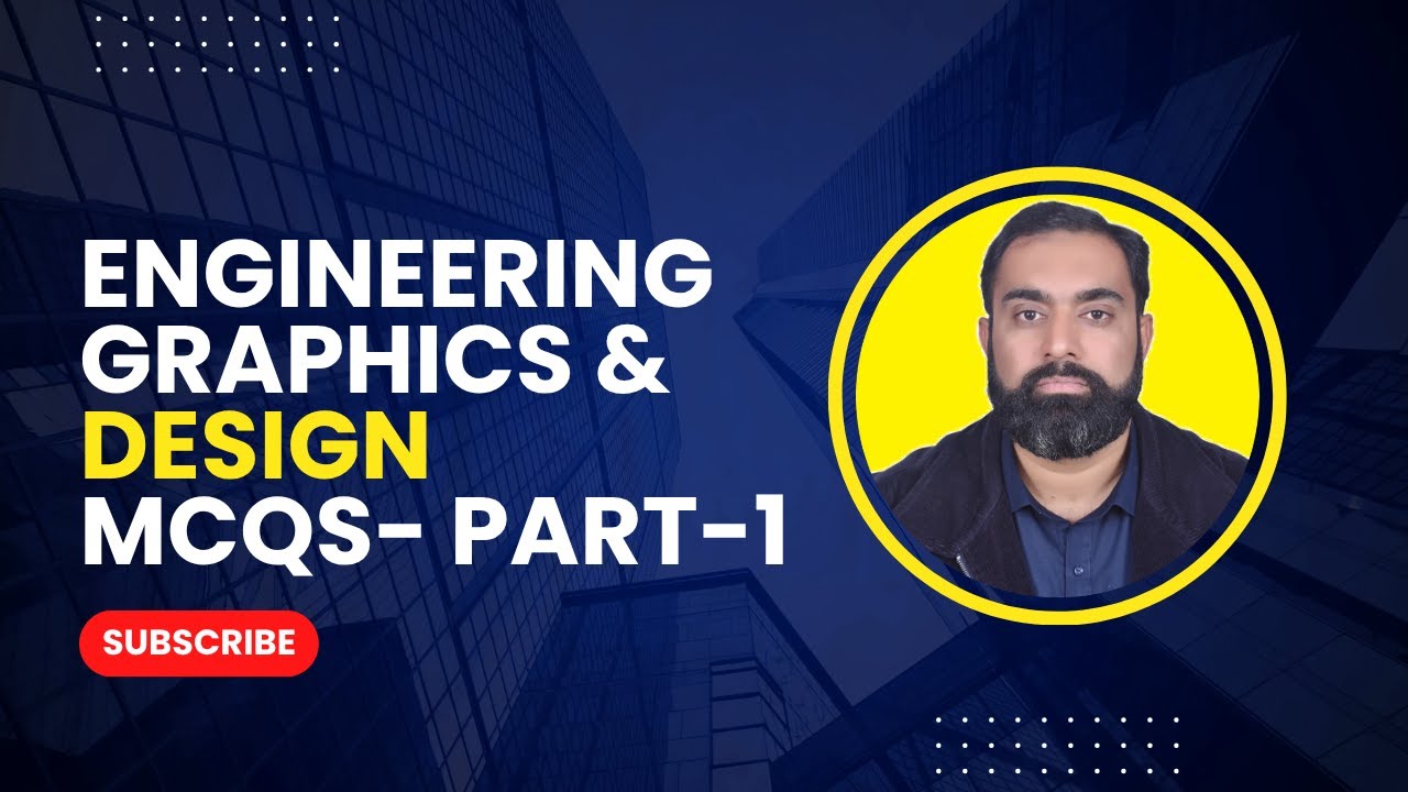 Engineering Graphics & Design MCQs &ndash; Part 1 | Orthographic, Projections, Dimensioning, CAD MCQs