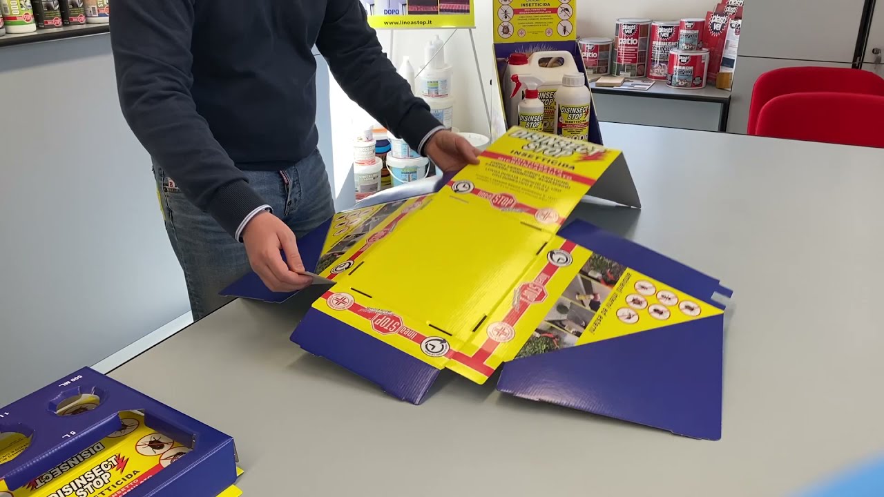 Istruzioni montaggio espositore DISINSECT STOP