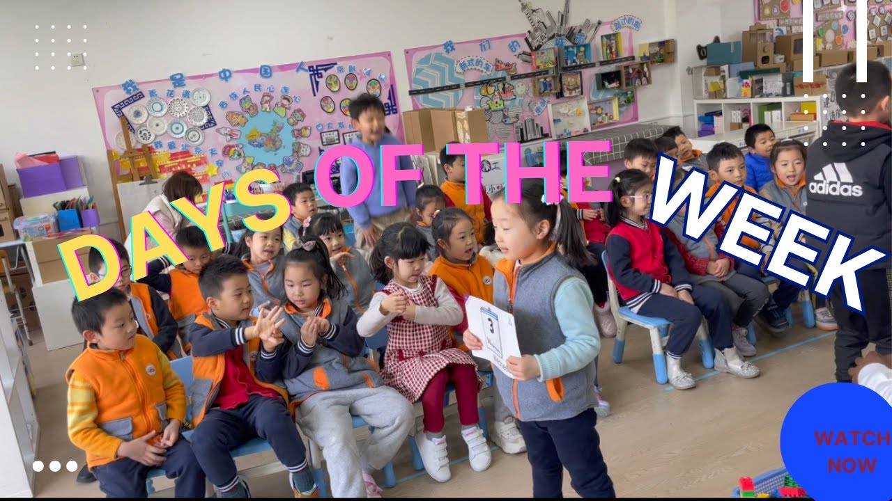 How to Teach Days Of The Week | Kindergarten  | esl for kids