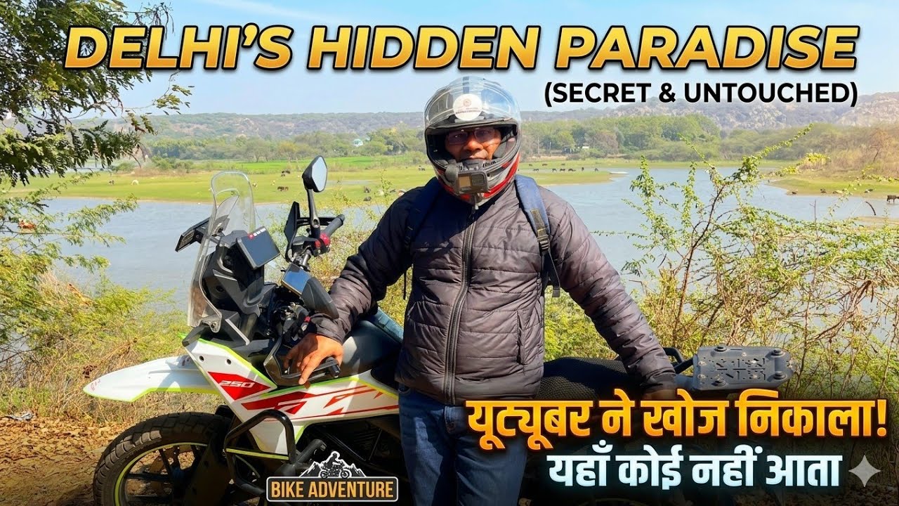 I Found a Hidden Paradise Only 2 Hours from Delhi! | Damdama Lake 2026 ride.