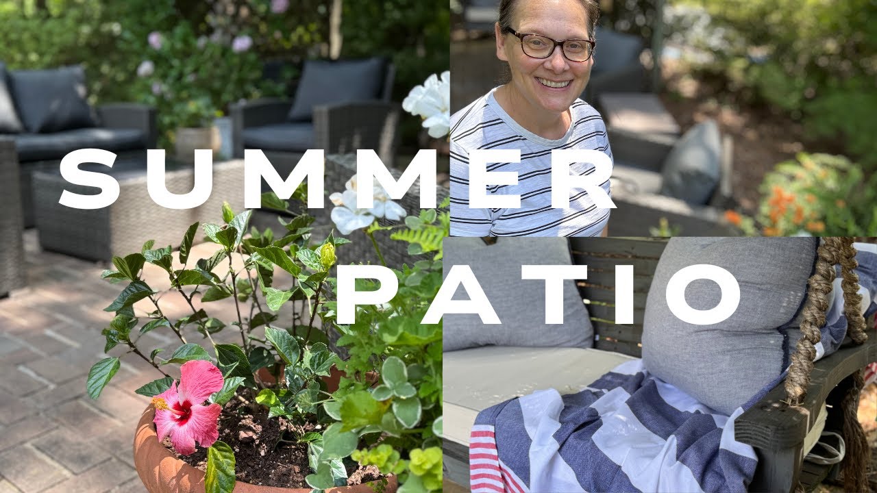 Summer Patio Makeover~Decorating Ideas For Summer~Patio Refresh For The Summer