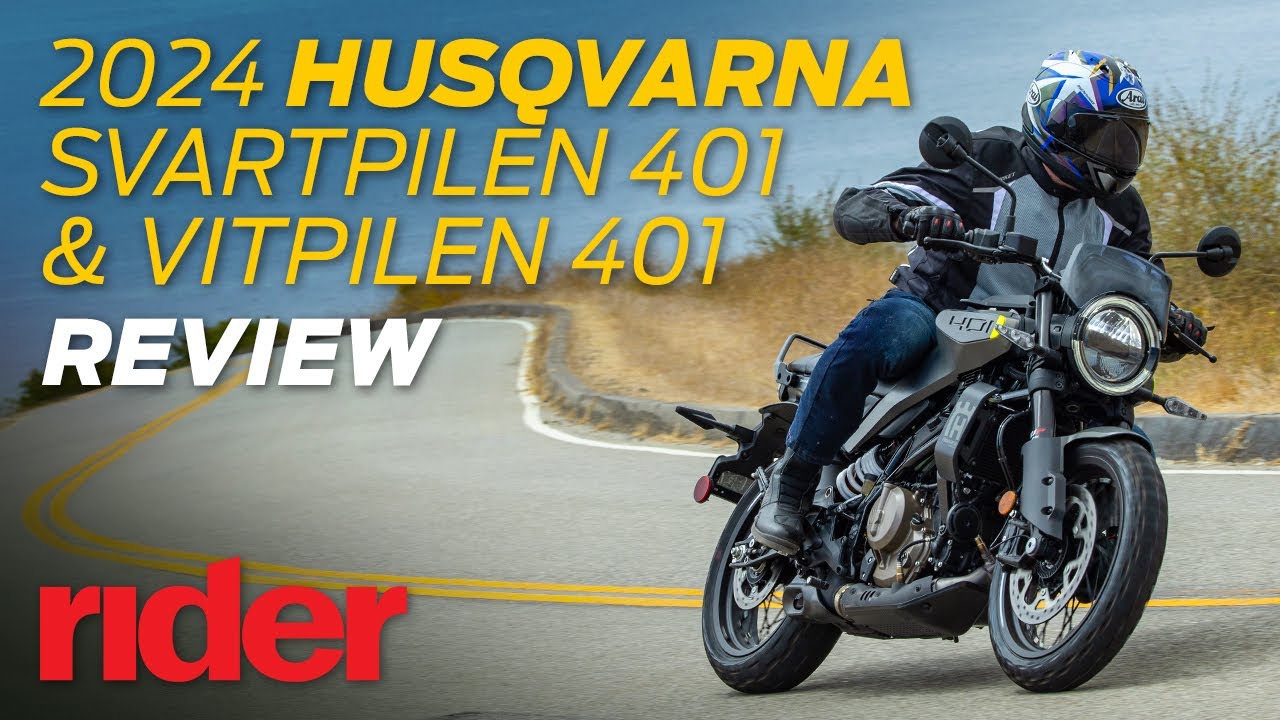 2024 Husqvarna Svartpilen 401 and Vitpilen 401 Review