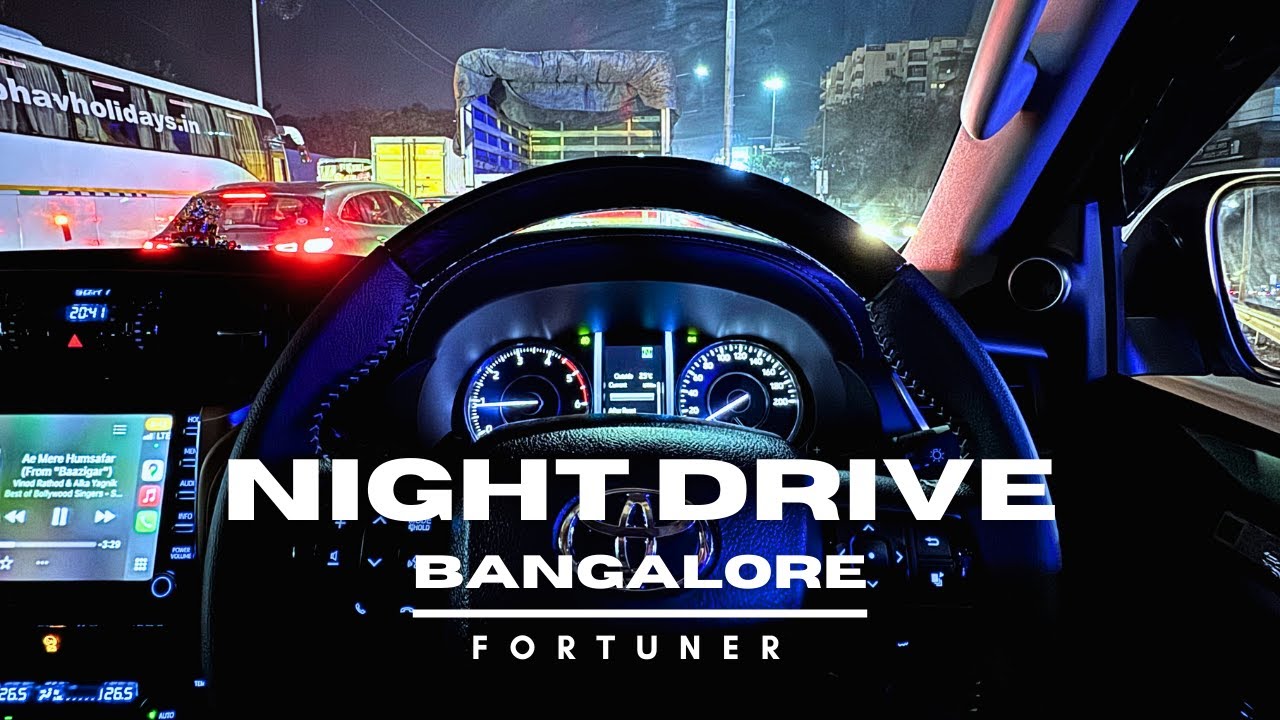 Bangalore Night Drive POV | Fortuner
