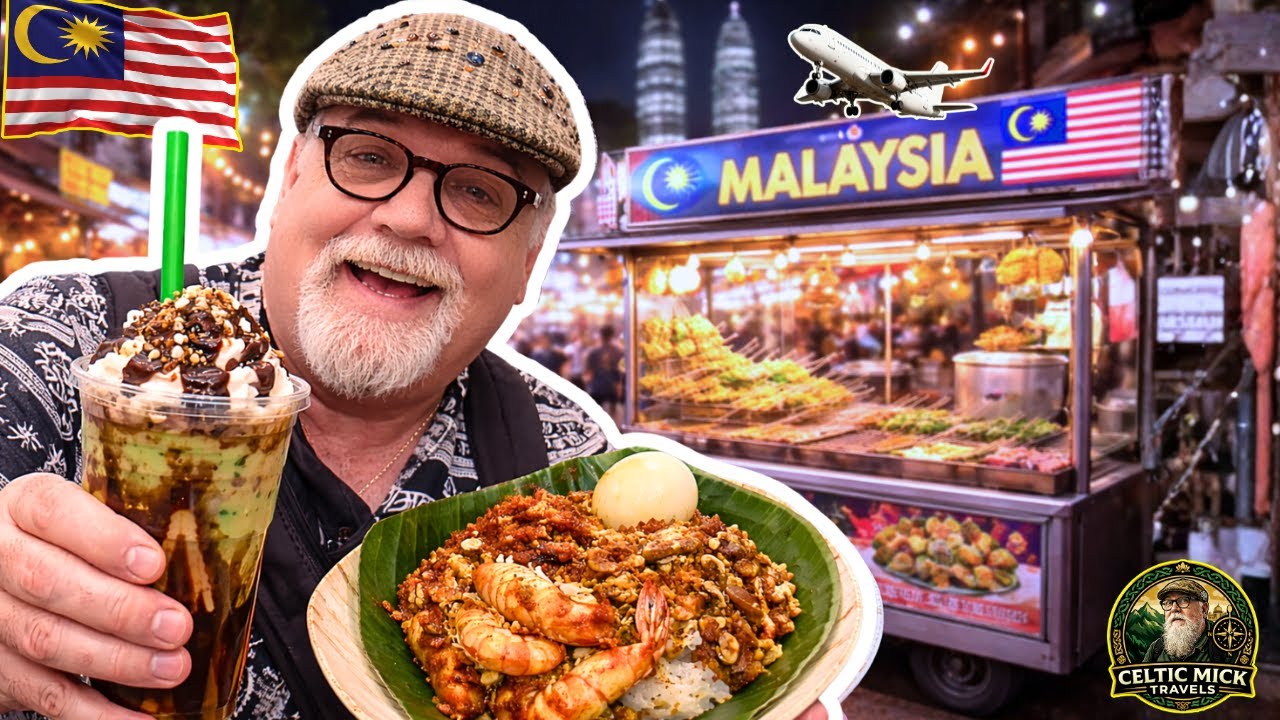 First Night in KL Was NOT What Expected| Malaysia STREET FOOD Tour : Avocado Chocolate vs Nasi Lemak