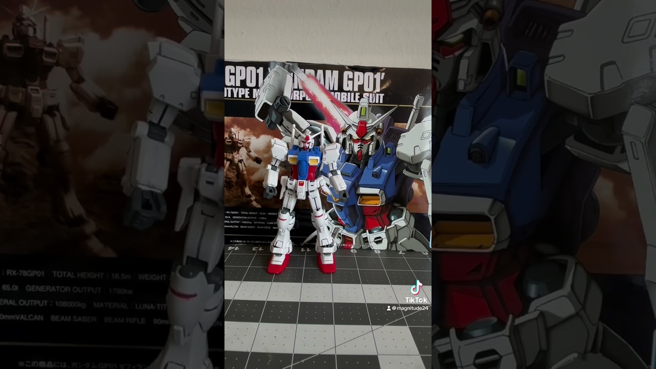 my first gunpla today. A HG RX-78G01. Let me know any good recs for what to watch or build next.