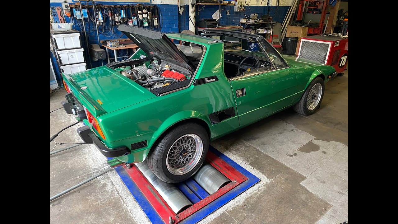 Dyno run of Fiat X1/9's