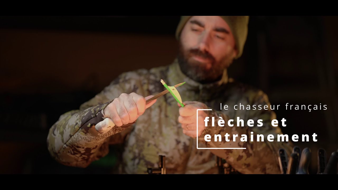 Empennage d'une flèche et entrainement quotidien au tir à l'arc