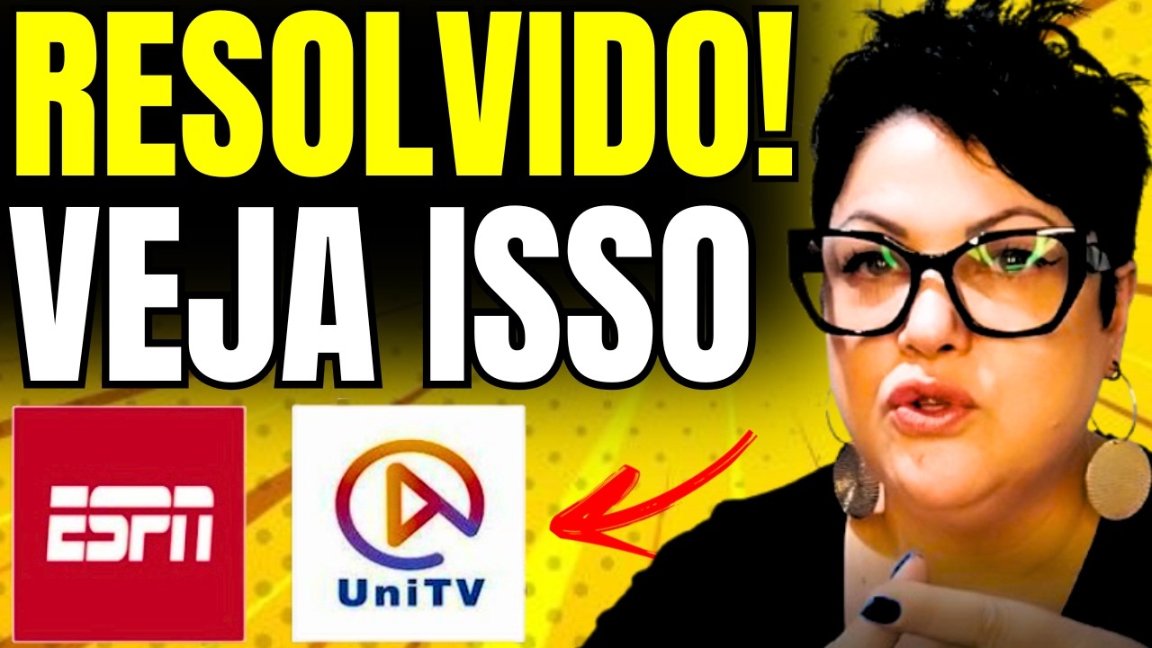 🛑 ESPN SUMIU do UNITV e HTV! VEJA AGORA COMO RESOLVER!