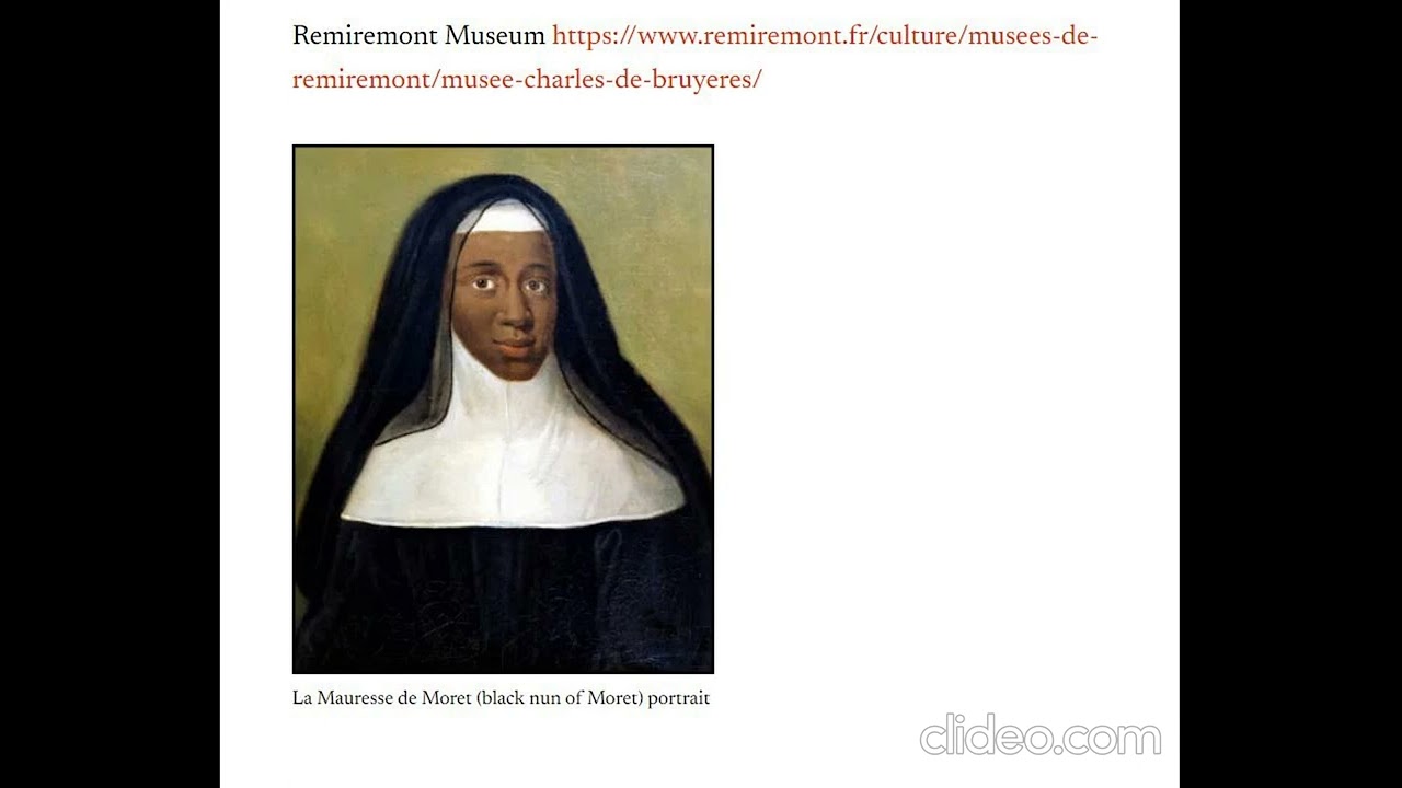 Black Nun Of Moret-Daughter of King Louis XIV #nun #moret #louisxiv