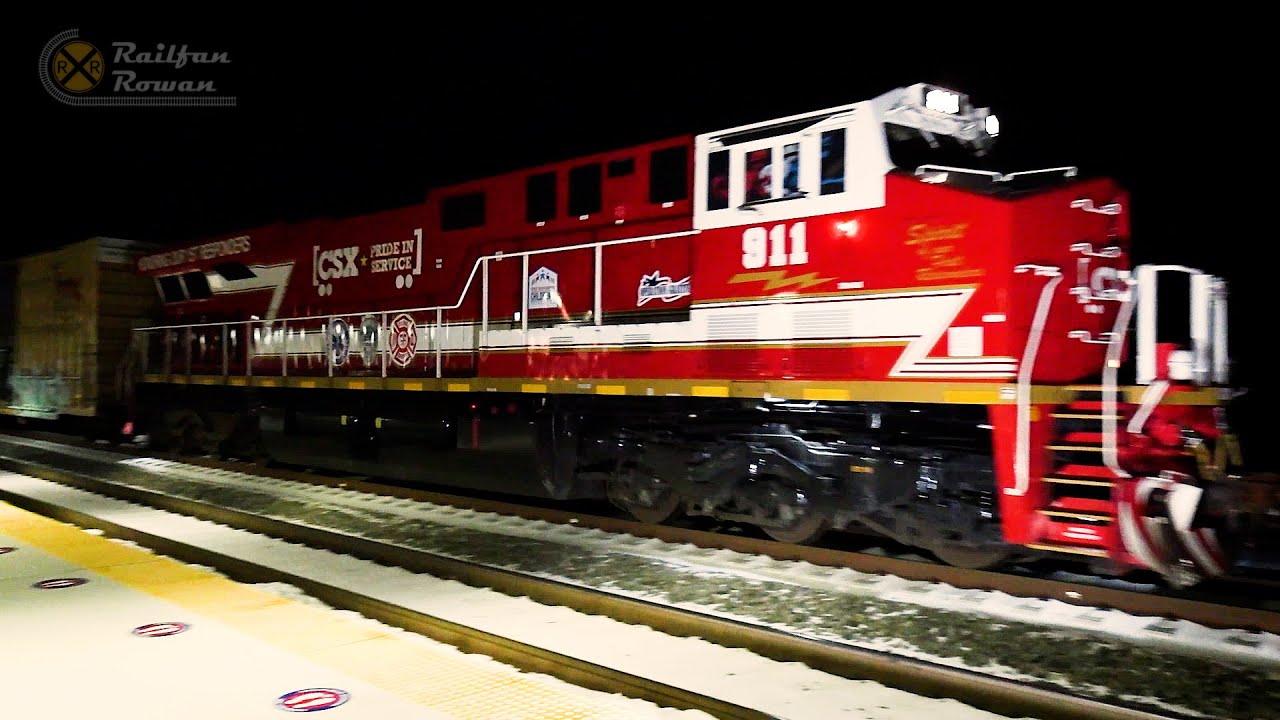 CSX Pride In Service Special - #1776 #3194 & #911 - Law Enforcement, First Responders, Armed Forces