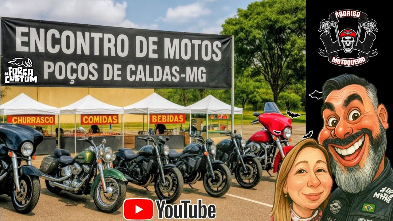 ENCONTRO DE MOTOS EM POÇOS DE CALDAS - MG 2025 #forçacustom