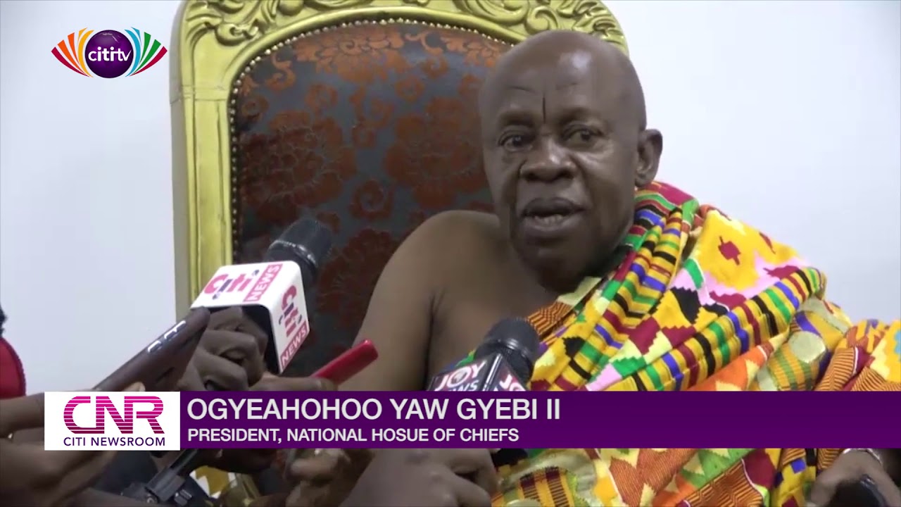 Newly-elected House of Chiefs' president calls for peaceful elections | Citi Newsroom