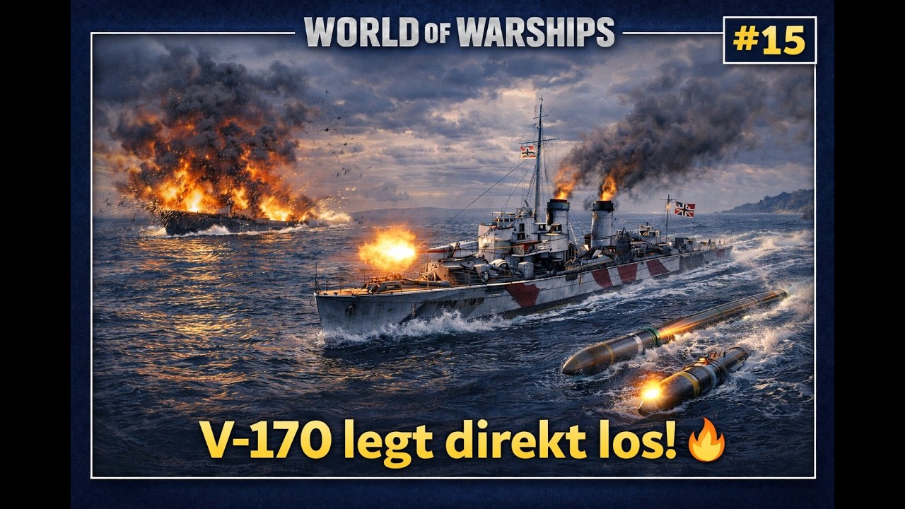 World of Warships #15 – V-170 legt direkt los! 🔥