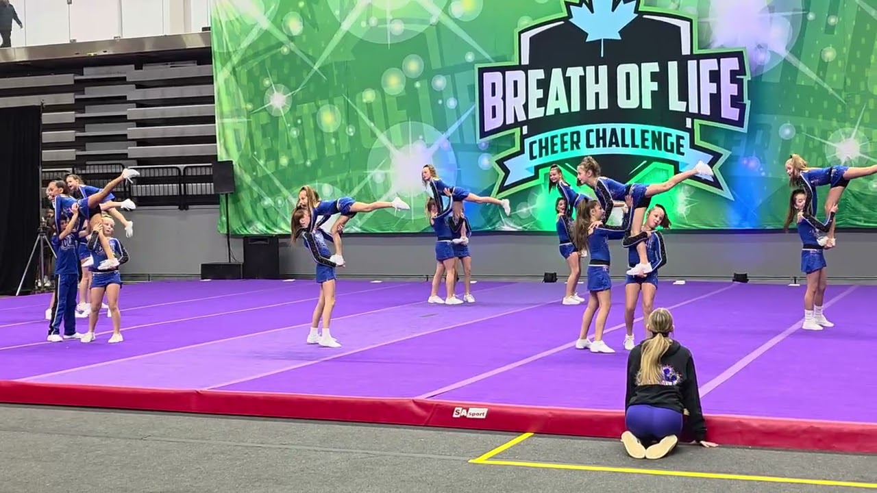 Champion Cheer Academy U12 Level 1 Prep Flare 2025 Breath of Life Guelph Ontsrio