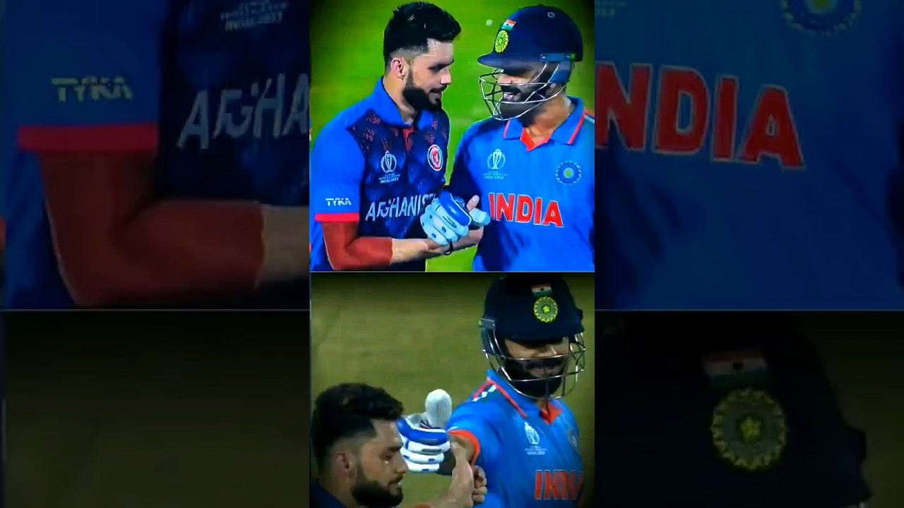 Virat Kohli having Fun & Hug with Naveen-ul-Haq at India vs Afghanistan Match | #kohli #naveen #cwc