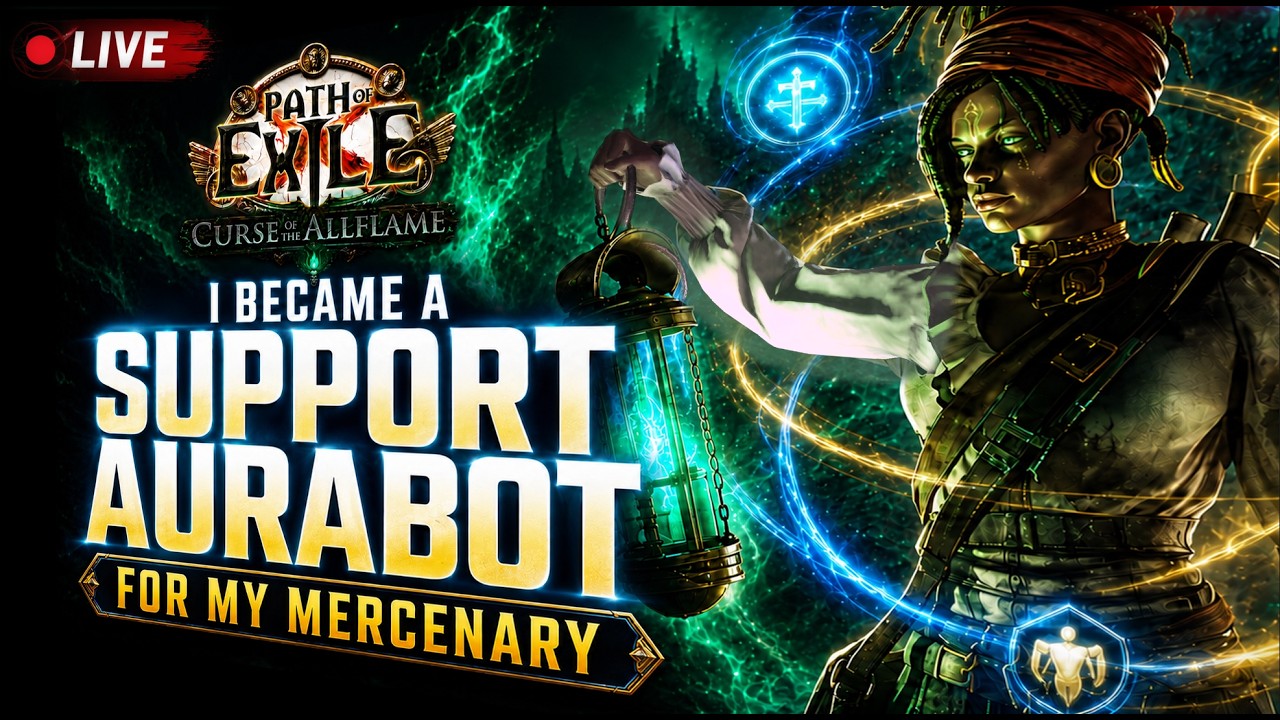 I Became an Aurabot for My Mercenary! | PoE 1